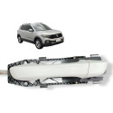Maçaneta Externa Traseira Esquerda Vw T-cross 2021 Original Branco Traseira