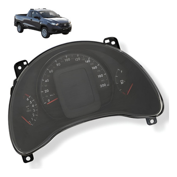 Painel De Instrumentos Fiat Strada Freedom 1.3 2021 2023 Preto