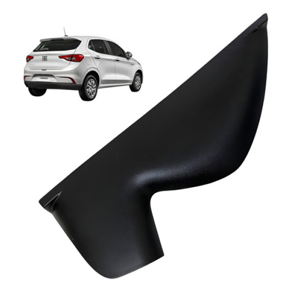 Acabamento Painel Lateral Direito Fiat Argo 2017 Original Preto 01