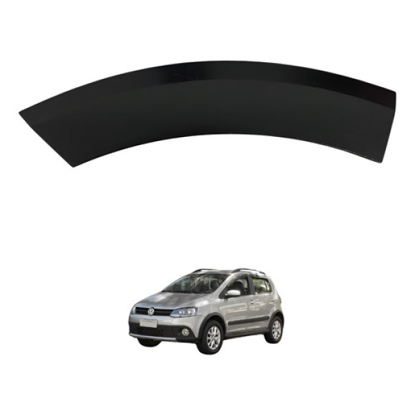 Moldura Paralama Direito Vw Crossfox 2014 Original Preto