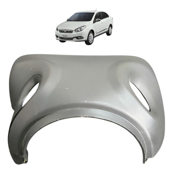 Moldura Superior Coluna De Direção Fiat Grand Siena 2014 Cinza-escuro