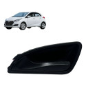 Maçaneta Interna Traseira Esquerda Hyundai Hb20 Comfort 1.0 Preto Traseira