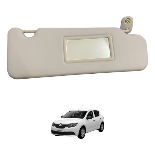 Quebra Sol Direito Com Espelho Renault Sandero 2017 Original
