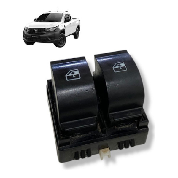Botão Duplo Vidro Elétrico Diant Esq Fiat Strada 2022 Usado