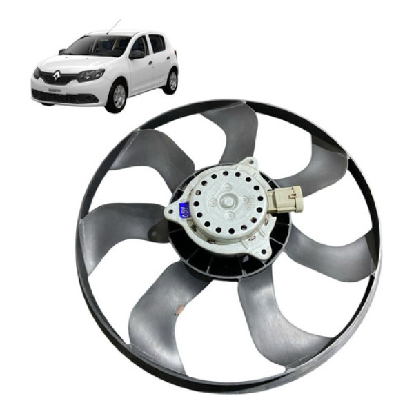 Ventoinha Com Motor Renault Sandero 2015 2016 2017 Usado