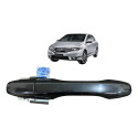 Maçaneta Externa Traseira Direita Honda City 2009 2014 Preto Traseira