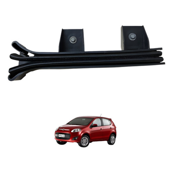 Guia Vidro Porta Dianteira Direita Fiat Palio 2014 Original Preto