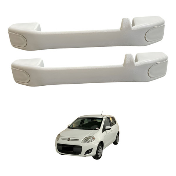 Alça Puxador De Segurança Pqp Fiat Palio 2013 Original Cinza