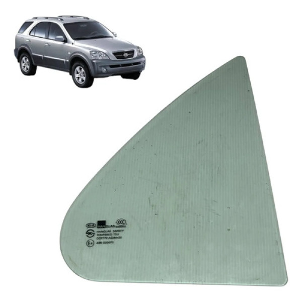 Vidro Lateral Traseiro Direito Kia Sorento Ex 2.5 Original