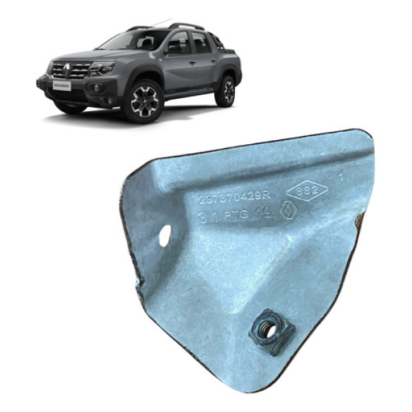 Suporte Defletor Do Escape Renault Oroch 1.6 2019 237370429r Cinza
