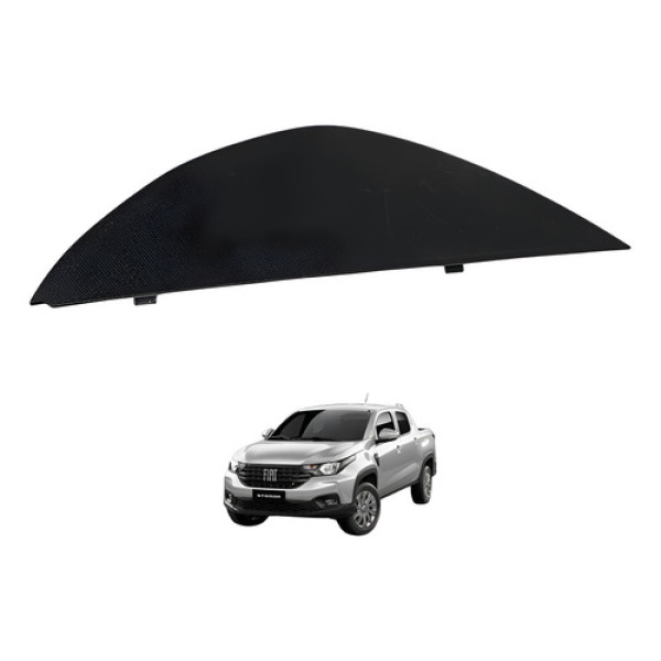 Moldura Lateral Esquerda Fiat Strada 2021 100229177 Original Preto 01