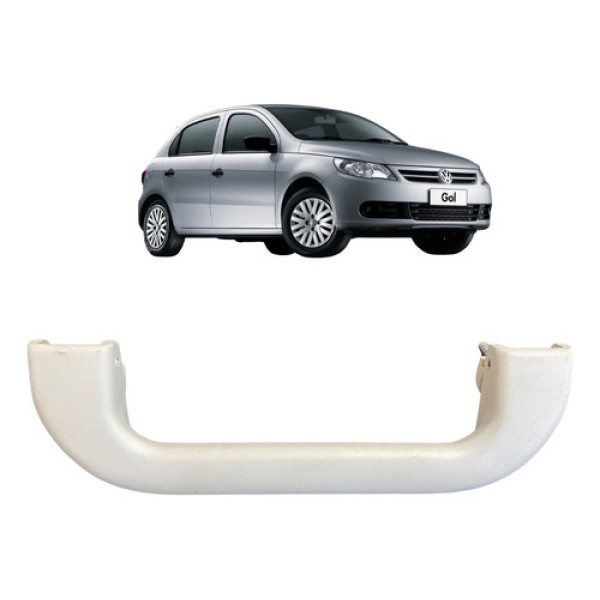 Alça Teto Puxador De Segurança Pqp Vw Gol 1.0 2010 2011 Cinza