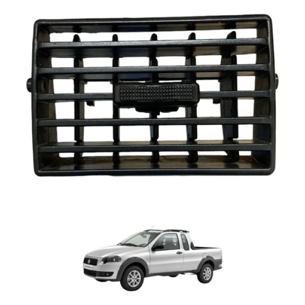 Difusor Saída De Ar Condicionado Fiat Strada 2009 Original