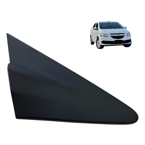 Acabamento Externo Retrovisor Gm Onix Prisma Original Preto