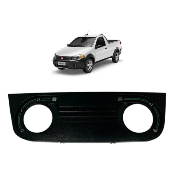 Moldura Painel Comando Do Ar Fiat Strada Working