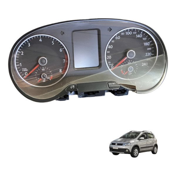 Painel De Instrumentos Vw Crossfox 2014 Original Usado Preto