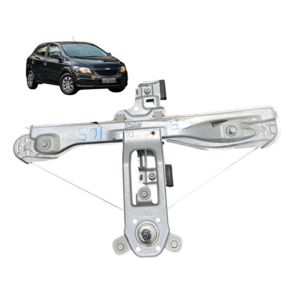 Máquina Do Vidro Manual Traseiro Esquerdo Gm Onix 2016 2019