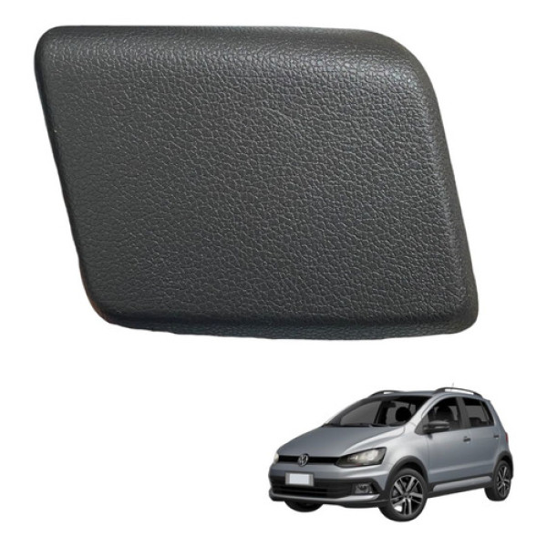 Acabamento Tampa Traseira Lado Esquerdo Vw Fox 2021 Original Preto