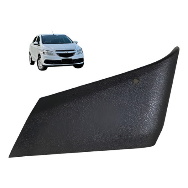 Moldura Banco Dianteiro Esquerdo Gm Prisma 2014 Original Preto