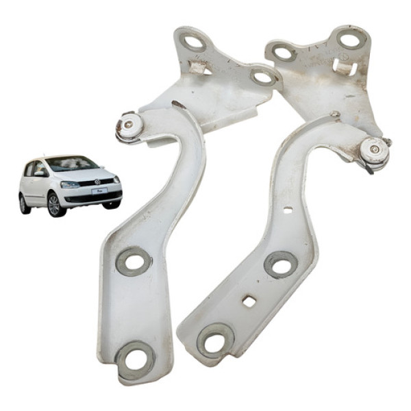 Par Dobradiças Capô Vw Fox Gol Voyage Saveiro 2012 2014