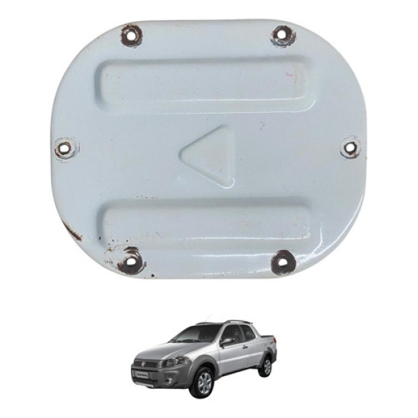 Tampa Da Bomba De Combustível Fiat Strada Working 2001 Branco 2001