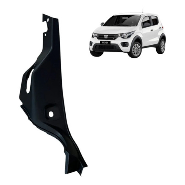 Moldura Soleira Traseira Esquerda Fiat Mobi Like Original Preto