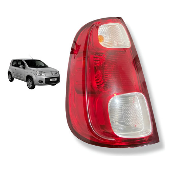 Lanterna Traseira Esquerda Fiat Uno Vivace 2012 2013 Origina Esquerdo/motorista Vermelho