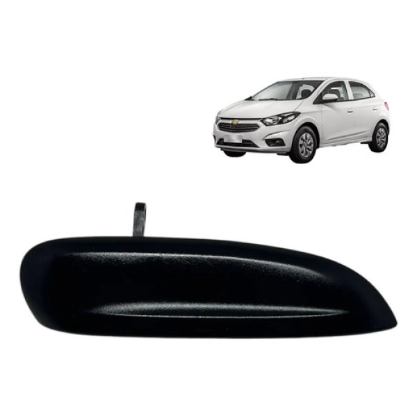 Maçaneta Externa Dianteira Lado Direito Gm Onix 1.0 Original Preto