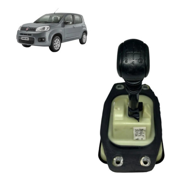 Alavanca Manopla Do Cambio Fiat Uno Vivace 1.0 2013 Preto