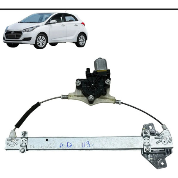 Maquina De Vidro Eletrico Dianteira Direita Hyundai Hb20 1.0