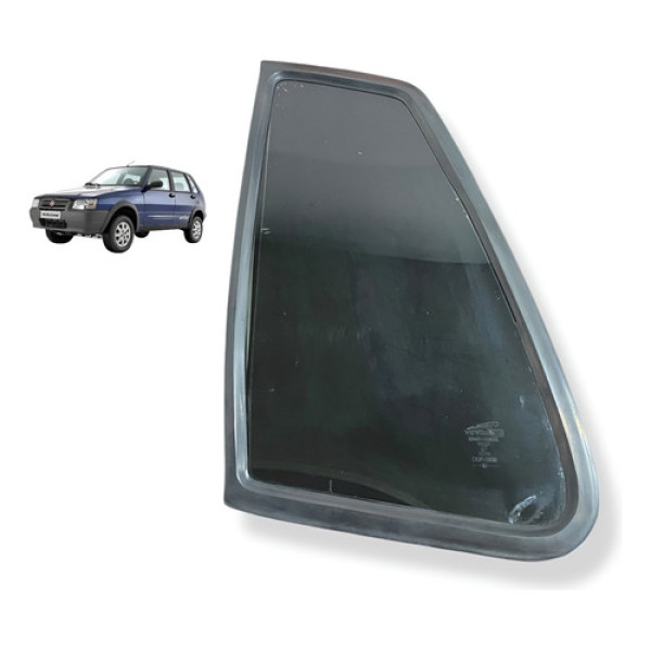 Vidro Fixo Porta Traseira Esquerda Fiat Uno Mille Way 2012