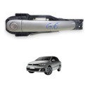 Maçaneta Externa Dianteira Esquerda Vw Voyage G6 Original Prateado Dianteira