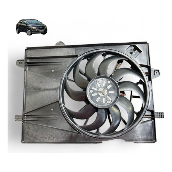 Defletor Ventoinha Radiador Gm Onix 2019 Original Usado