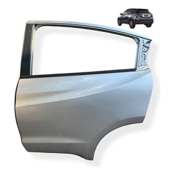Porta Traseira Esquerda Honda Hrv 2015 2016 2017 Usado Traseira Esquerdo Prateado
