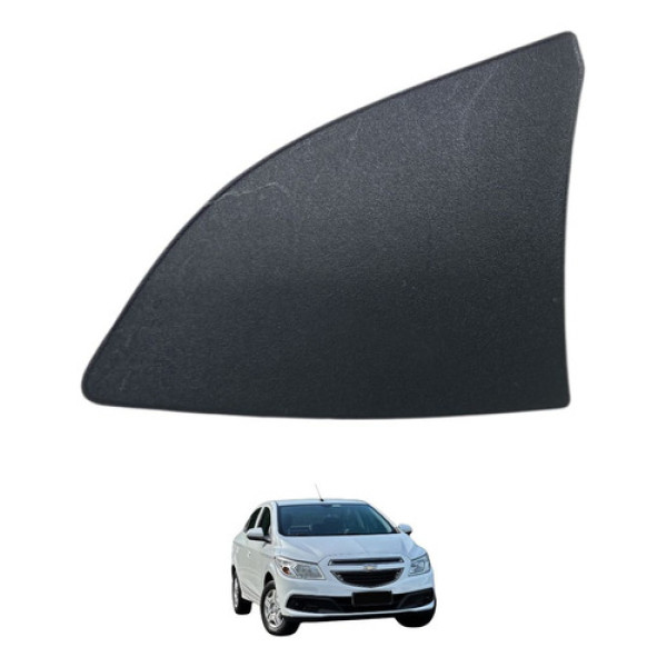 Acabamento Maçaneta Interna Esquerda Gm Prisma 2016 Original Preto Dianteira/traseira
