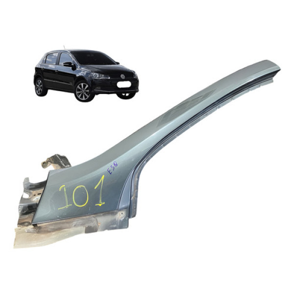 Soleira Retalho Lateral Esquerda Coluna Parabrisa Vw Gol G6 Cinza-escuro