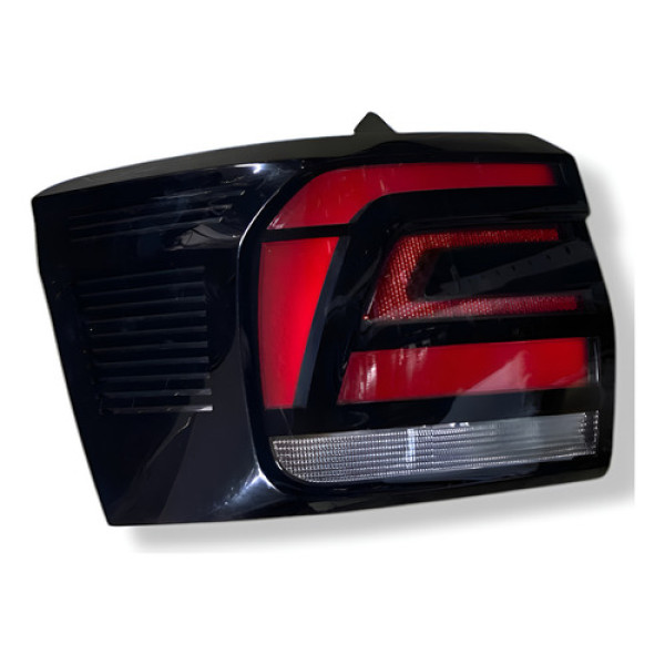 Lanterna Traseira Esquerda Vw T-cross 2021 Original Usado Esquerdo/motorista Vermelho