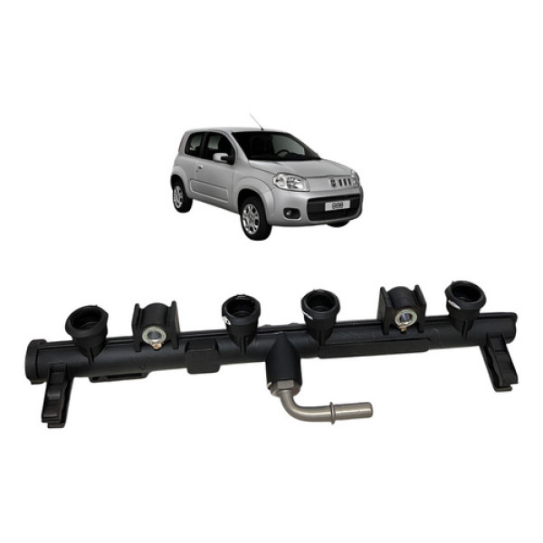 Flauta Combustível Bico Injetor Fiat Uno Vivace 1.0 2013