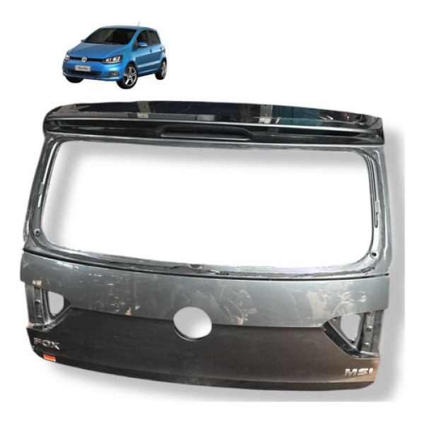 Tampa Traseira Completa Vw Fox 1.6 2015 2016 2017 2019 Usado Azul-aço