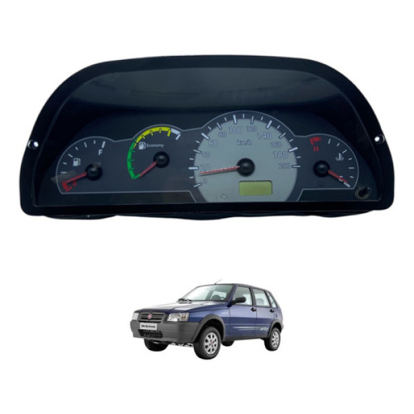 Painel De Instrumento Fiat Uno Mille 2009 51828600 Original Preto