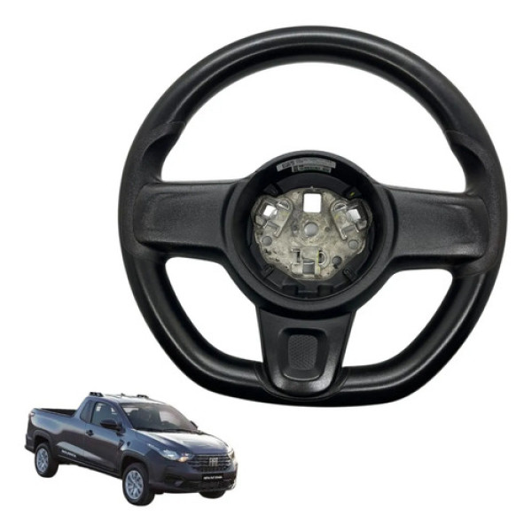 Volante De Direção Fiat Strada 2020 01002570090 Original Preto