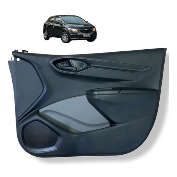 Forro De Porta Dianteira Direita Gm Onix 2014 2019 Usado Preto