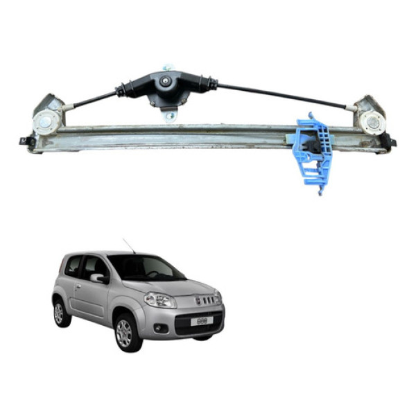 Máquina Vidro Traseira Direito Fiat Uno Vivace 2013 Original