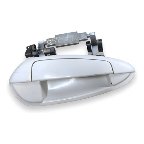 Maçaneta Externa Trase Direita Fiat Punto 2008 2016 Original Branco Traseira