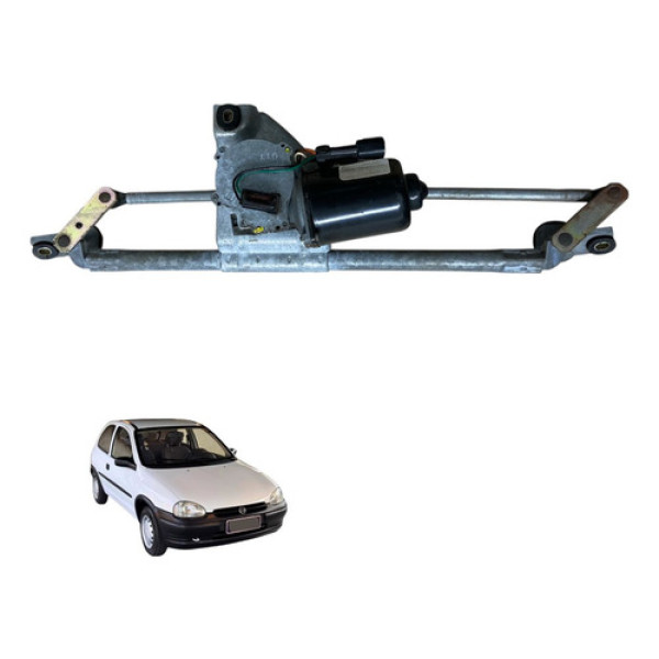 Motor Limpador Para-brisa Com Galhada Gm Corsa 1999 Original