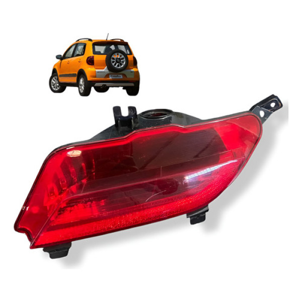 Lanterna Neblina Refletor Luz Esquerdo Vw Crossfox 2014 Usad Esquerdo/motorista Vermelho