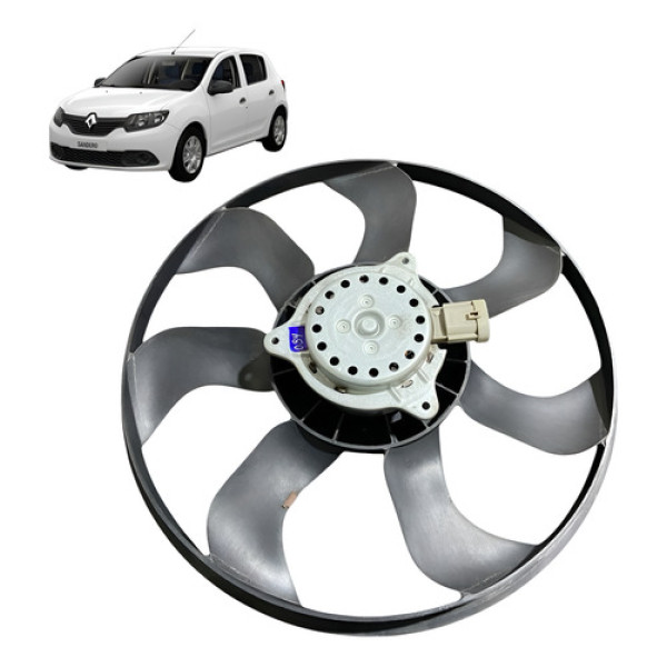 Ventoinha Com Motor Renault Sandero 2015 2016 2017 Original