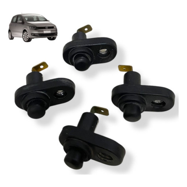 Kit 4 Interruptor Porta Luz Interna Vw Gol Fox 2014 Usado