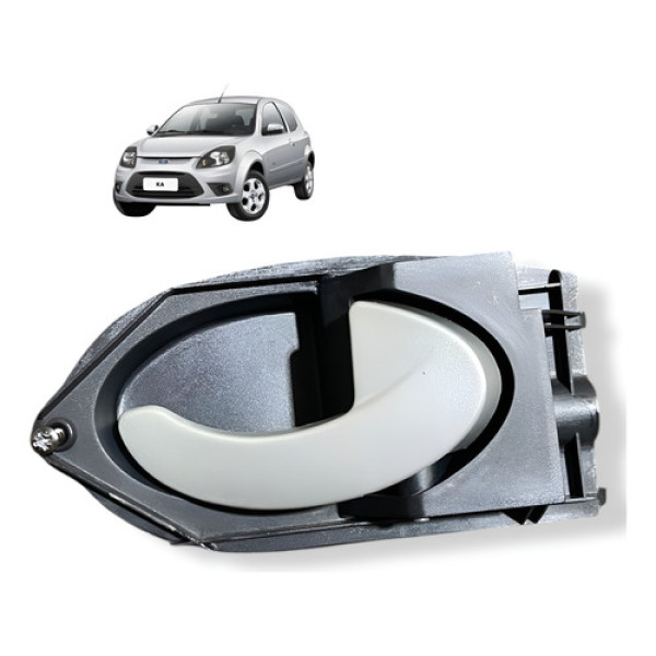 Maçaneta Interna Dianteira Direita Ford Ka 2008 Original Preto