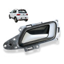 Maçaneta Interna Traseira Esquerda Vw Crossfox 2014 Original Preto Traseira